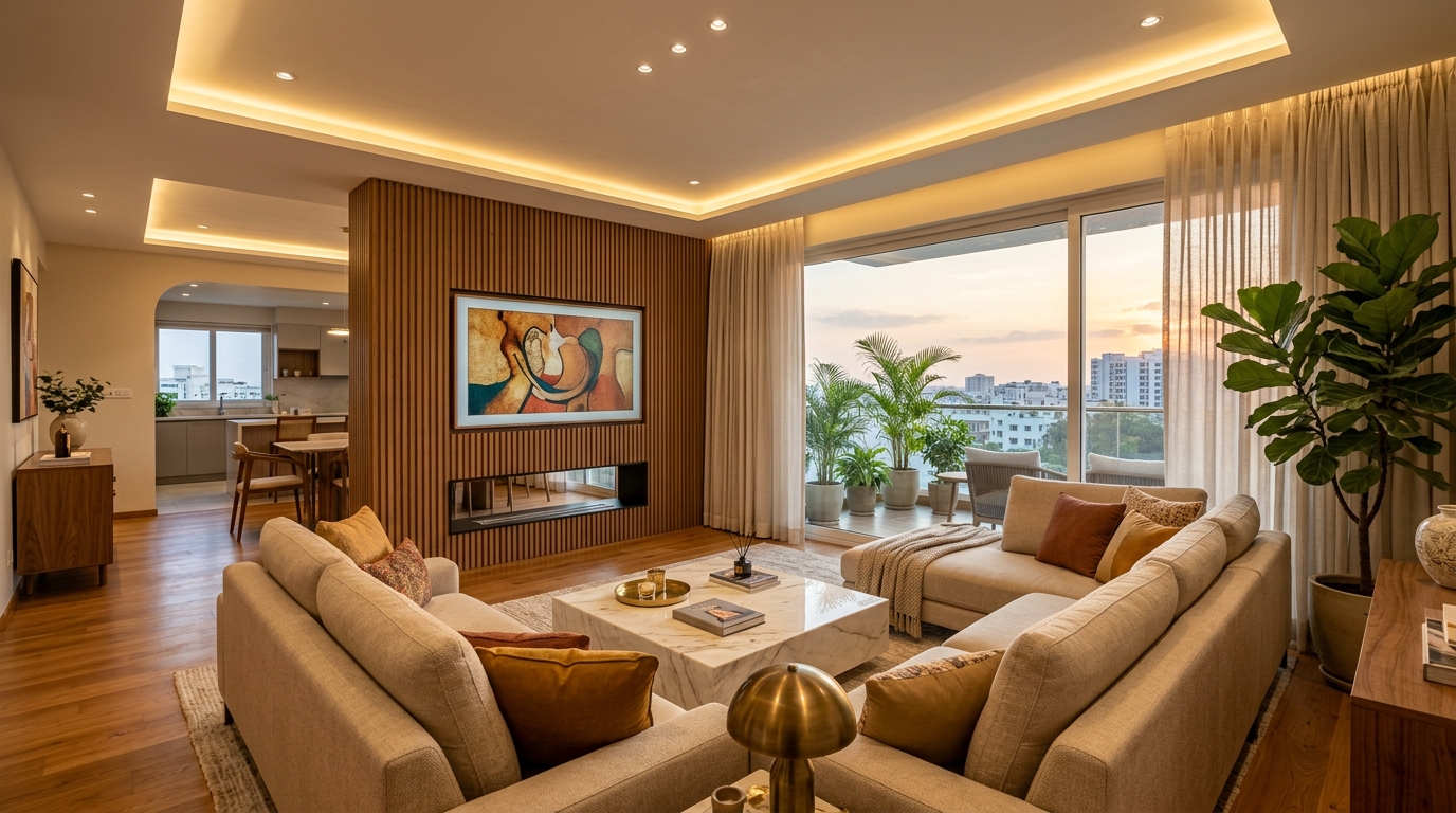 Living Room Interior Iyyapanthangal